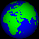 earth orthographic